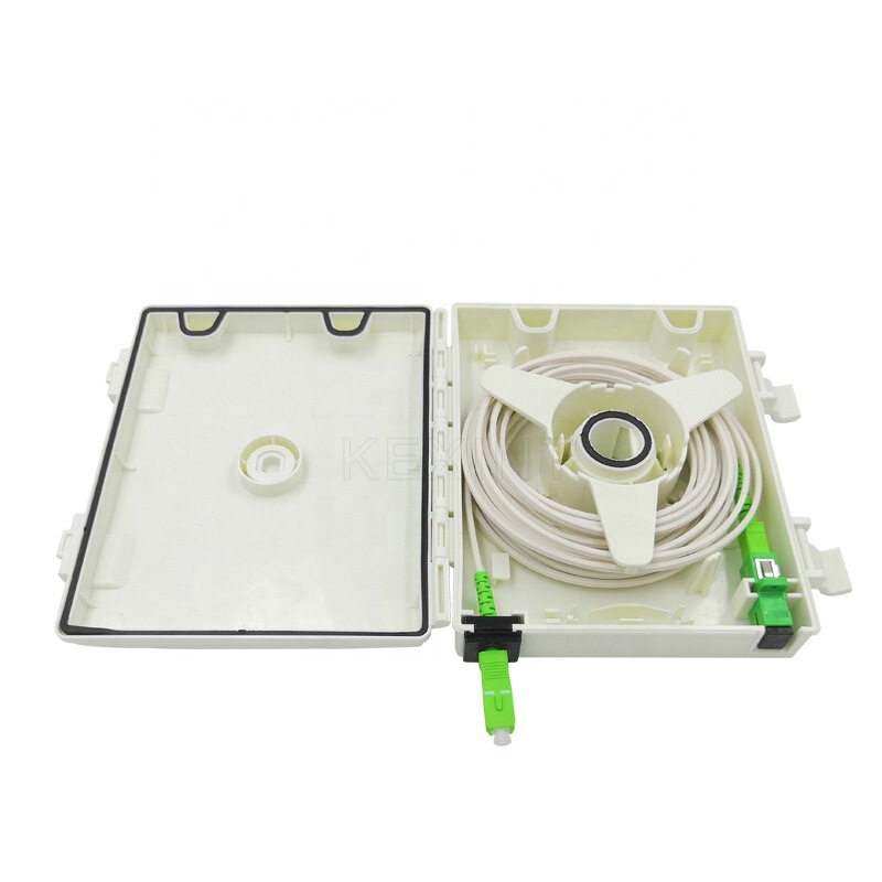 Kexint 2-Core Sc Pigtail Adapter Desk Waterproof Ftth Fiber Optic Terminal Box Kexint 2-Core Sc Pigtail Adapter Desk Waterproof Ftth Fiber Optic Terminal Box
