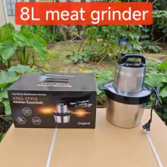 対外貿易クロスボーダー電動8lウインチステンレスウインチミキサー家庭用ガラスにんにく蓉料理機卸売り