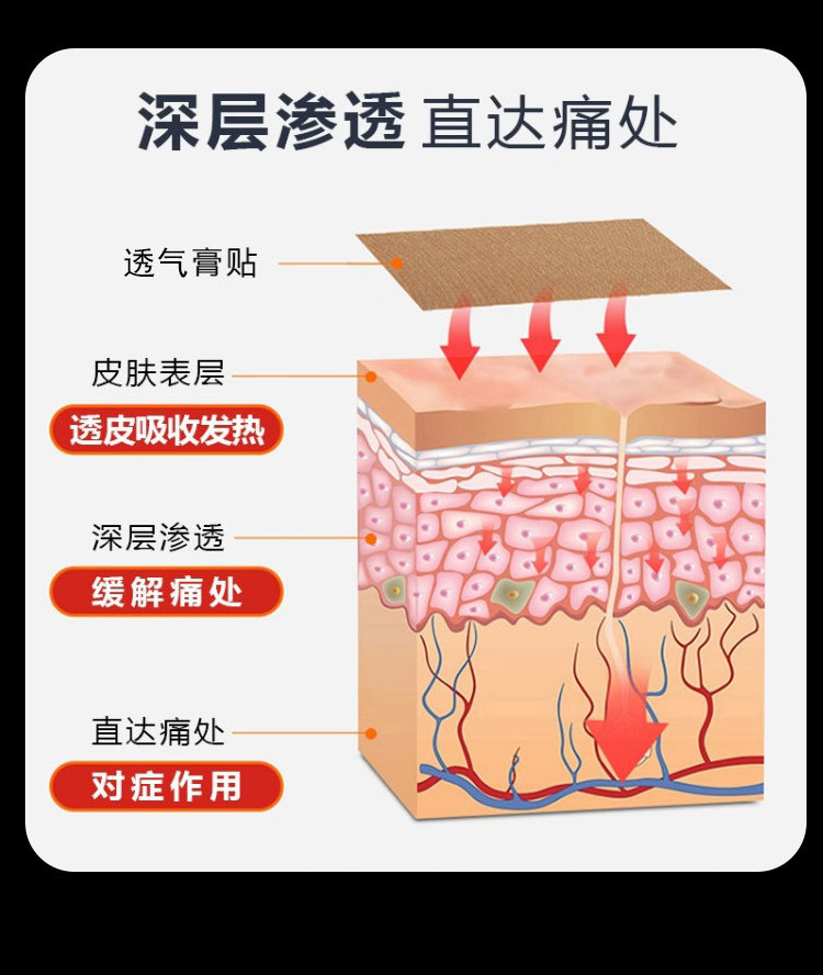 Wan Tong Jin Gu Pain Relief Patch Topical Herbal Plaster for Neck Shoulder Waist and Leg Joint Discomfort preparation