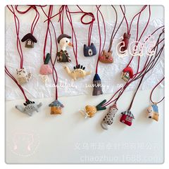 布艺饰品配件儿童项链女童穿搭玩偶项圈