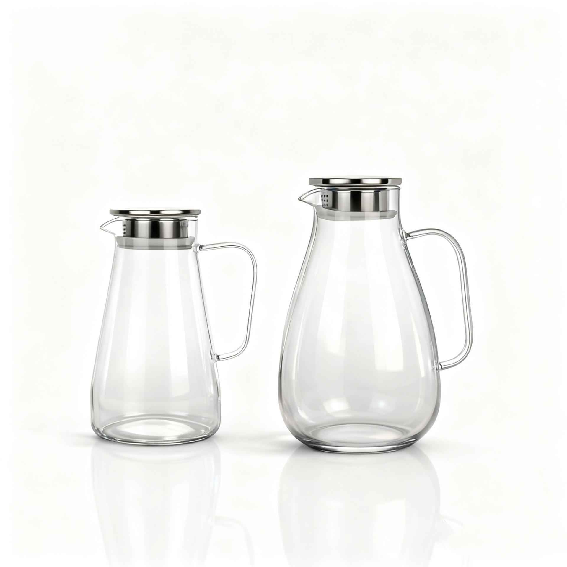 Europa de alta borosilicona vidrio tetera de agua fría tetera de té resistente al calor tetera de bebida caliente tetera de jugo tetera doméstica tetera de té