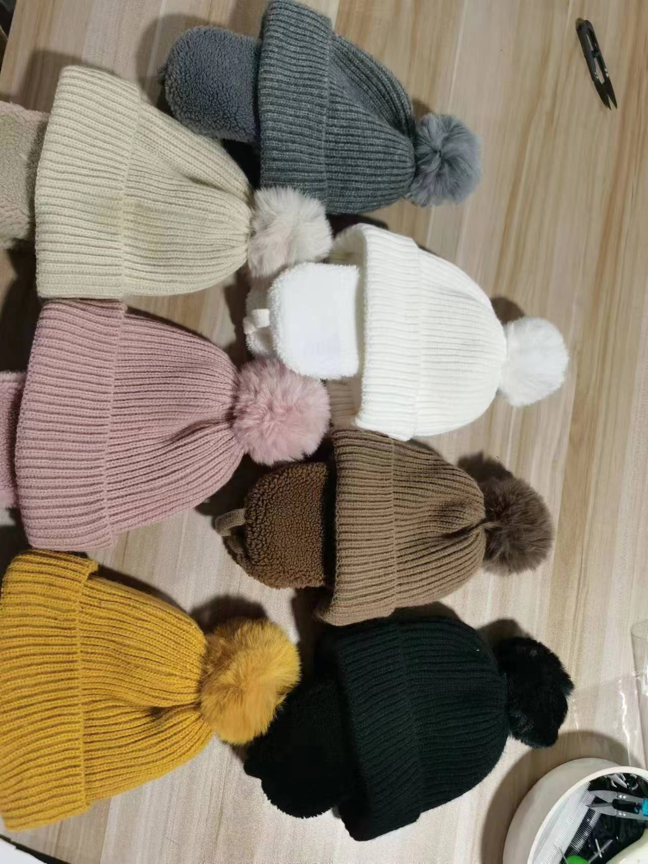 Knitted Earflap Hat For Children Warm Woollen Cap With Ear Flaps_voghion.com