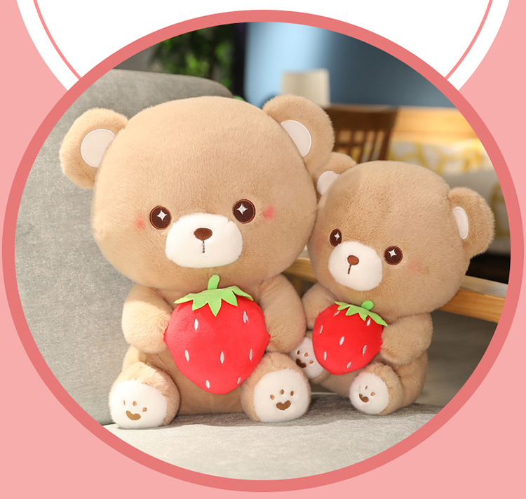 Plush Strawberry Bear