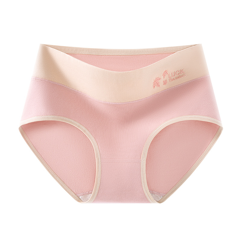 Xinjiang algodón de cintura alta algodón puro ropa interior de niña entrepierna de algodón ropa interior de entrepierna antibacteriana abdomen anti-pellizco cadera ropa interior de mujer
