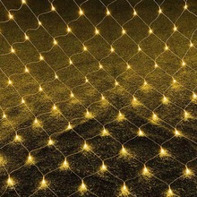 led網燈戶外太陽能防雨漁網燈婚慶燈光節彩燈聖誕裝飾燈滿天星燈