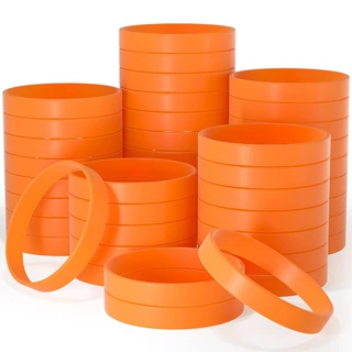 定制硅胶手腕带胶圈手环 coated silicone wristband