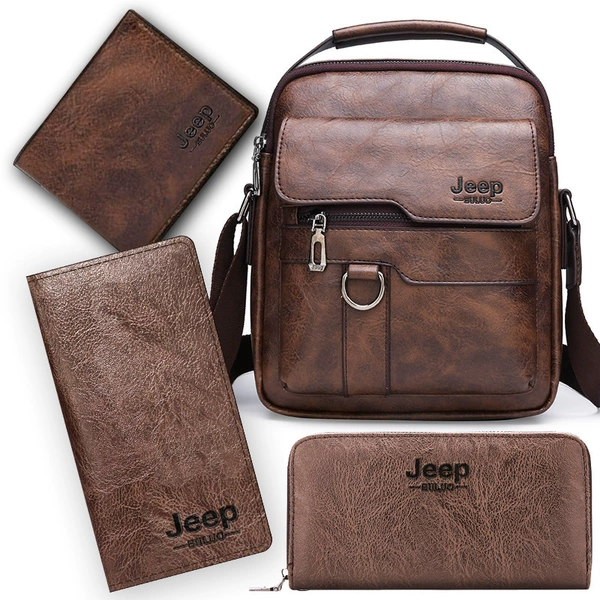Dark brown four -piece