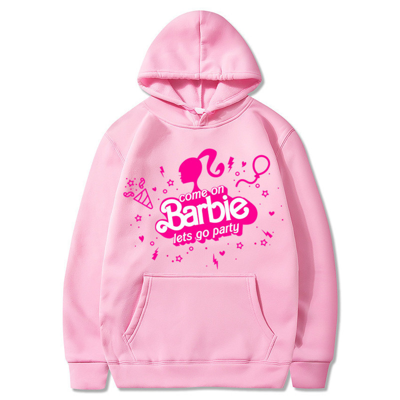 Real-Life Movie Barbie I Am Kenough Lettered Sports Hoodie Loose Sweatshirt Unisex Hooded Sweatshirt Real-Life Movie Barbie I Am Kenough Lettered Sports Hoodie Loose Sweatshirt Unisex Hooded Sweatshirt