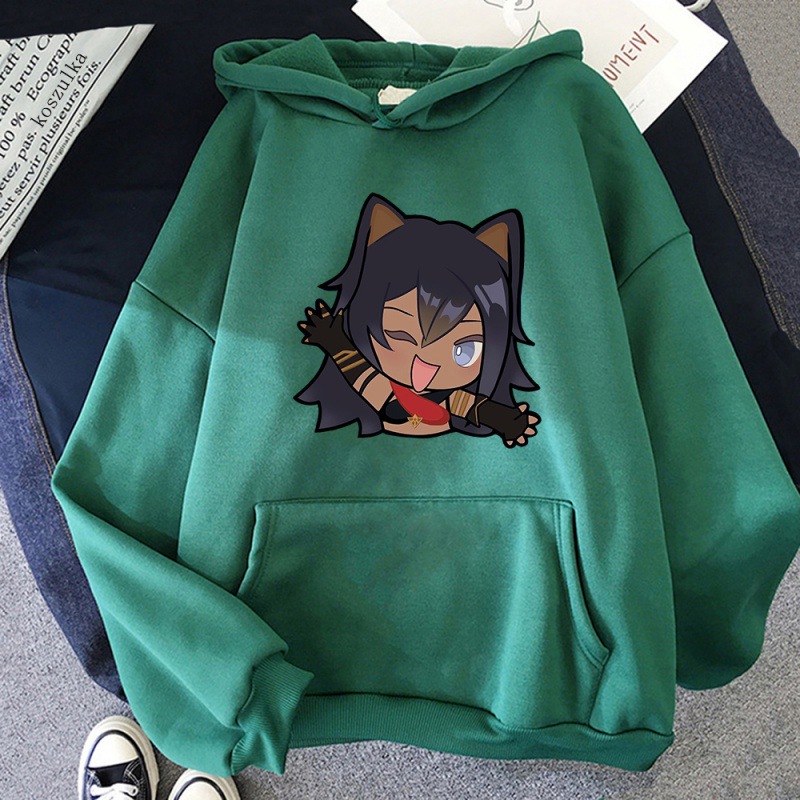 Sudadera CON CAPUCHA DE Genshin Impact Dehya para mujer, ROP