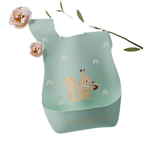 Children's waterproof eating bib for supplementary food