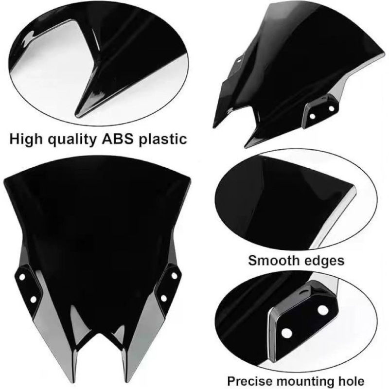 Kawasaki NINJA500 2024 オリジナルフロントガラスフロントガラスディフレクターアクセサリーに適しています。|undefined
