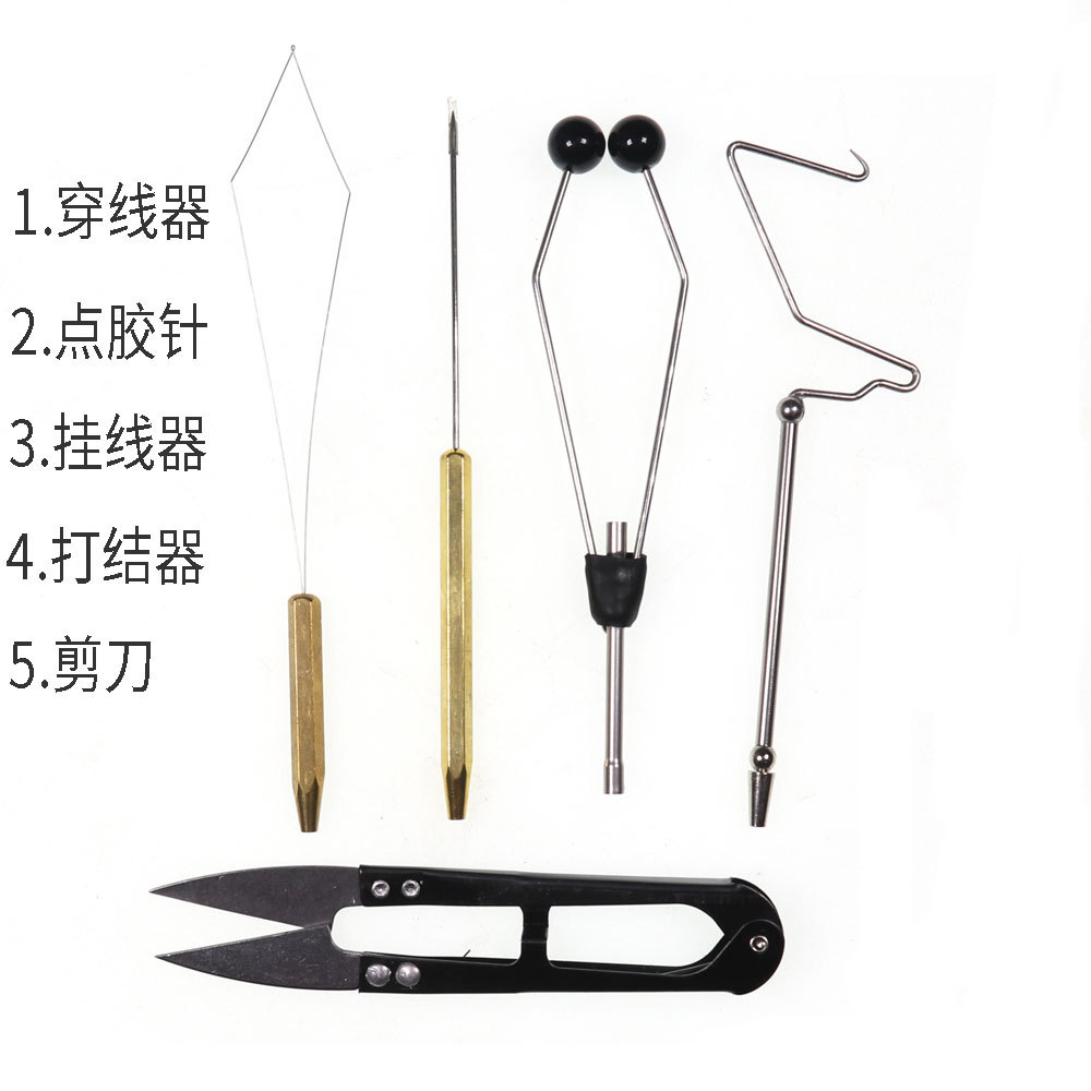 Venta al por mayor alicates mosca gancho mesa de encuadernación herramienta giratoria traje luya cebo herramienta de encuadernación suministro transfronterizo