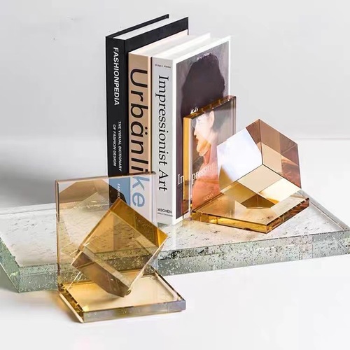 Light Luxury Modern Minimalist Desktop Book Stand, Book Holder, and Bookend—Office Software Decorations for Home, Study, and Artistic Displays