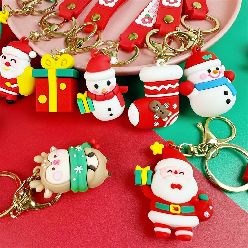 Cartoon three dimensional keychain for elderly
