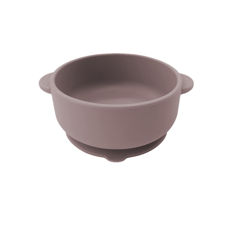Tazón para orejas de silicona de grado alimenticio para bebés Tazón para orejas de cinturón antideslizante de color sólido para niños Tazón para orejas con ventosa