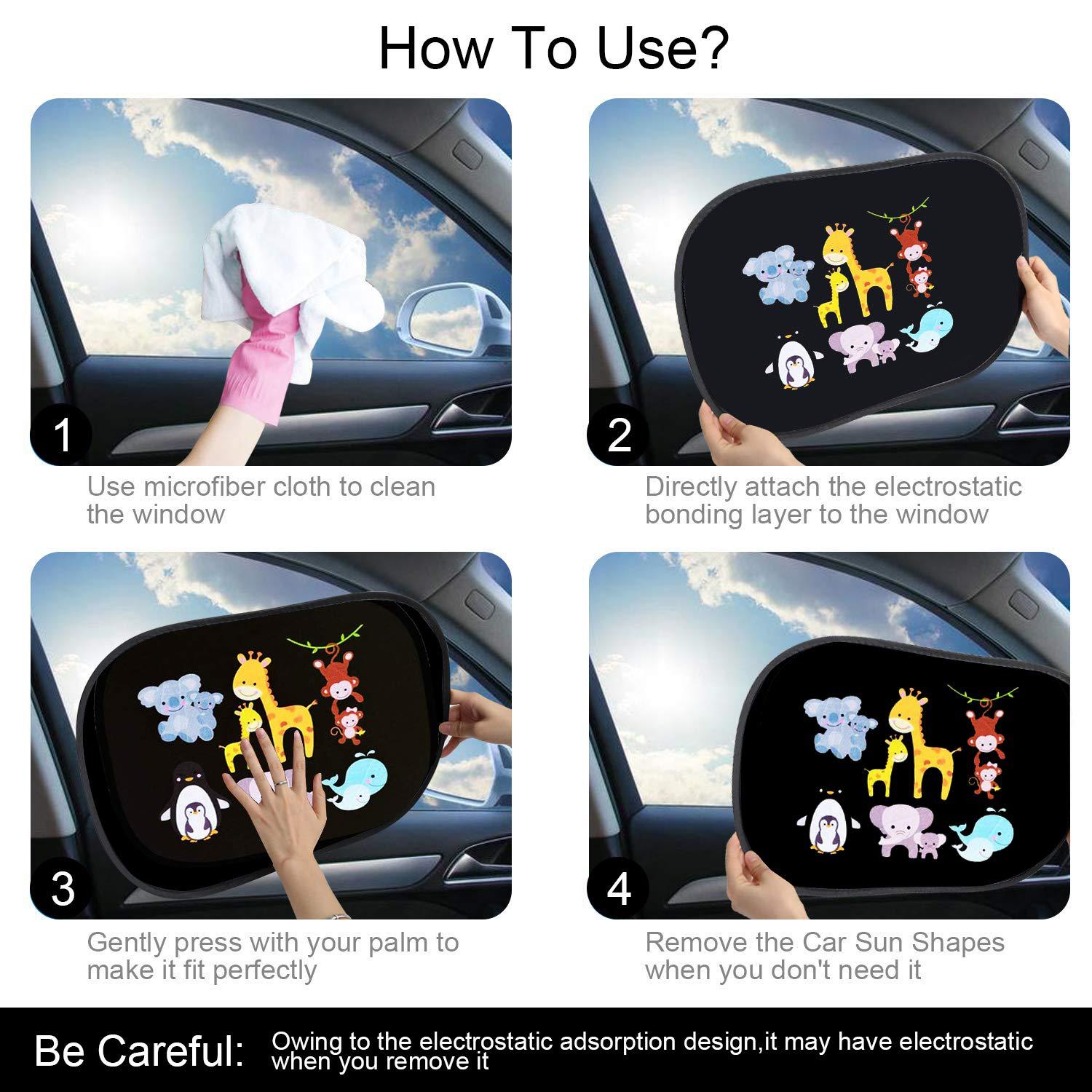 Car Window Sunshade Film with 80g Mesh for Electrostatic Adsorption, Temu Sunshade, Full Blackout and Wind Protection