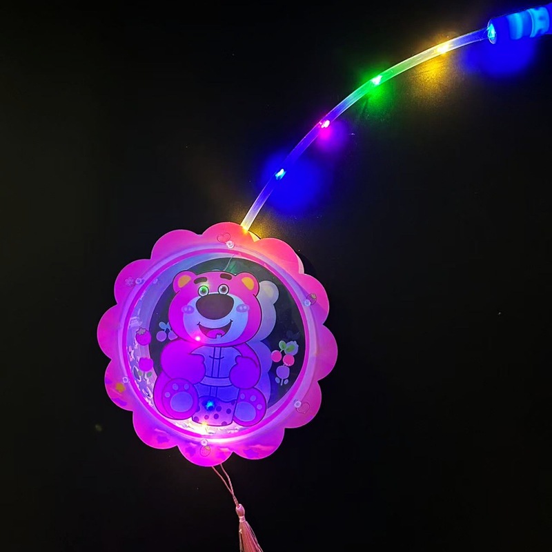 中秋节灯笼儿童diy花灯夜市摆摊盲盒礼玩具手提发光动画卡通灯笼|undefined