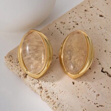 青岛饰品新款天然茶晶吊坠项链可调节毛衣链轻奢水晶小众设计