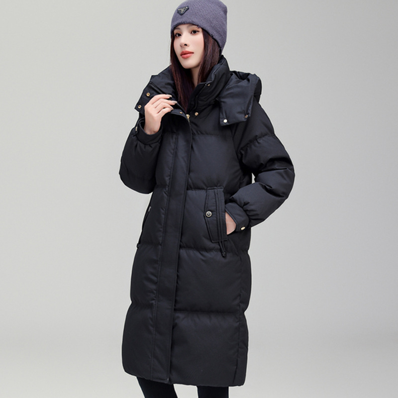 Women's down Jacket, Same Style as Big Brands, Winter Lightweight, Loose and Fashionable Duck down Thickeneded Warm Off-Season Mid-Length Jacket Women's down Jacket, Same Style as Big Brands, Winter Lightweight, Loose and Fashionable Duck down Thickeneded Warm Off-Season Mid-Length Jacket