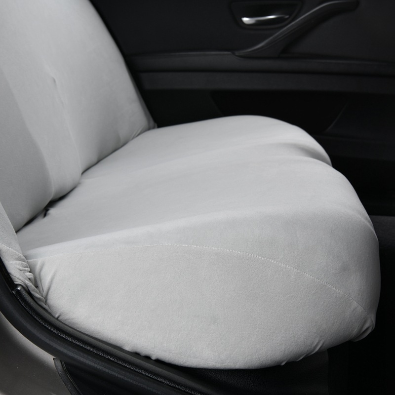 Thickened elastic car rear seat cover made of German velvet fabric, integrated backrest and seat cushion cover, suitable for all seasons