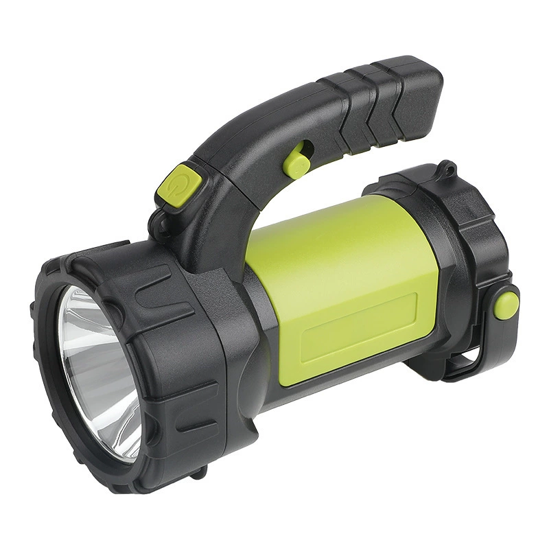 Strong light multi -functional exploration lightning outdoor lit lamp work light emergency charging camping risk red light police reserve light