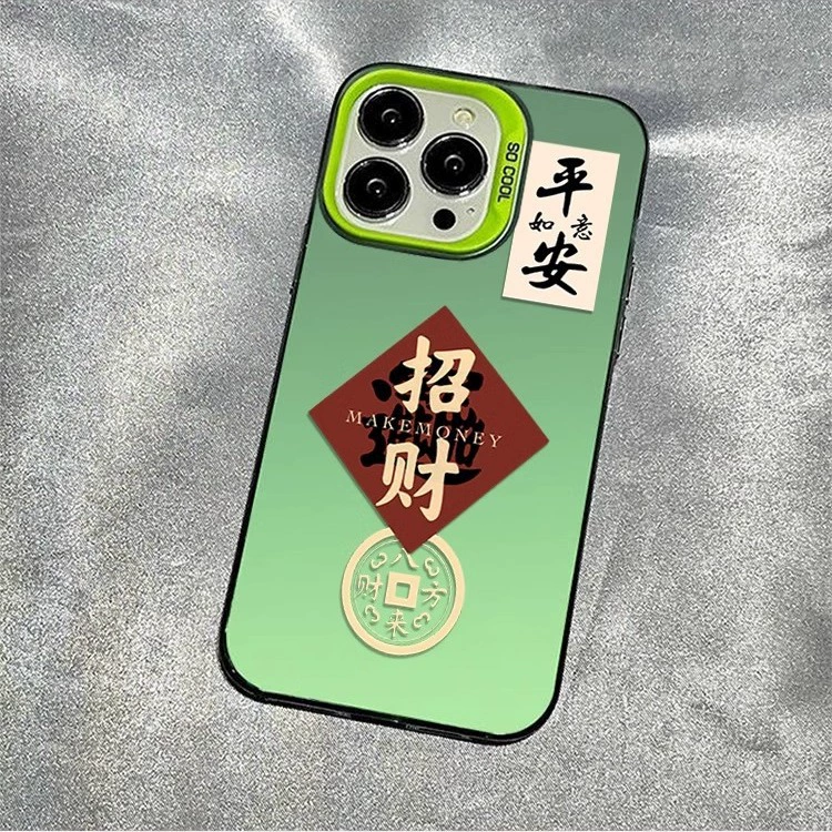 Защитный амулет совместимый с Apple, iPhone15, креативный чехол, на удачу, защита от падения 15промакс