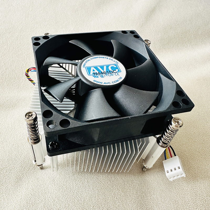 Suitable for intel desktop fan AVC radiator 115X computer cooling CPU fan 4-pin temperature control