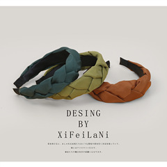 法式高顱頂編織顯白髮箍發卡網紅2024年新款優雅百搭頭飾髮飾