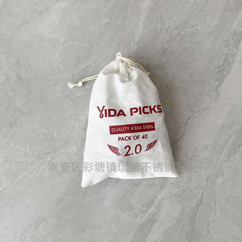 Clip de 6 cm (60 bolsas de tela de marca)