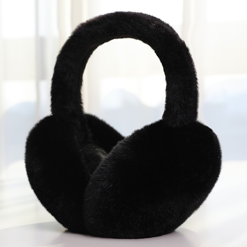 Cute plush folding warm earmuffs for girls and boys winter furry earmuffs cold-proof adjustable earmuffs earmuffs