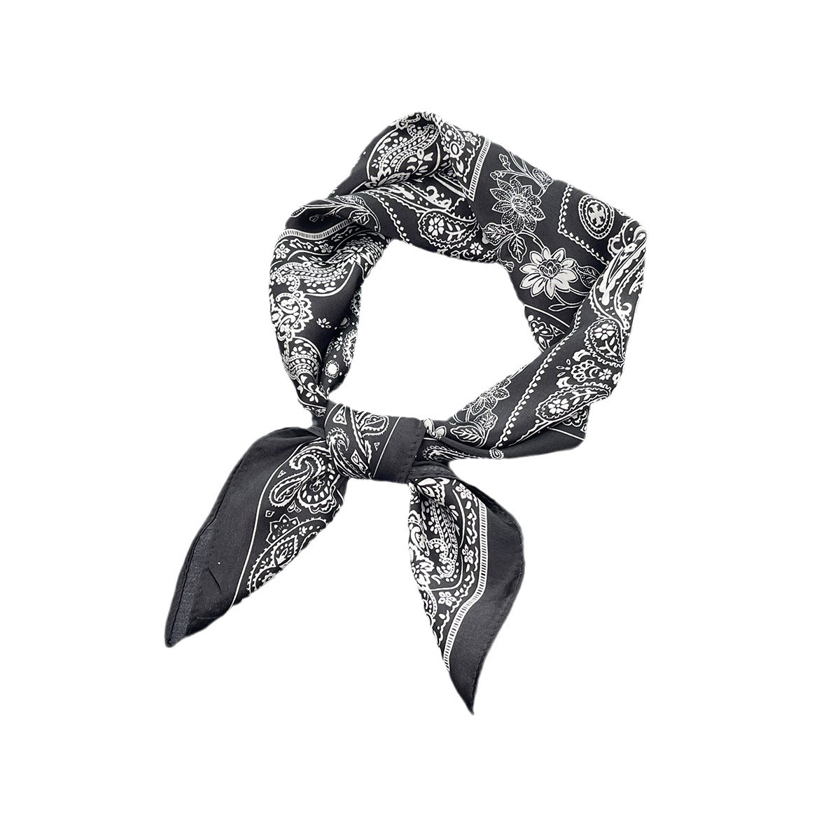 black bandana silk black bandana silk