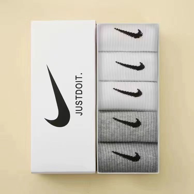 Caja de regalo calcetines hombres y mujeres calcetines de tubo de todo fósforo desodorante de algodón puro para correr deportes baloncesto estudiantes calcetines que absorben el sudor gancho