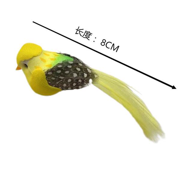 Handmade craftsmanship simulation feather bird