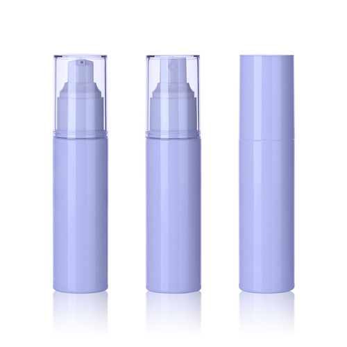 Customized PET 60ML Full Coverage Plastic Bottle for Skincare Liquid Bottle, Straight Tube Skin Toner Spray Bottle, Emulsion Cosmetic Bottle