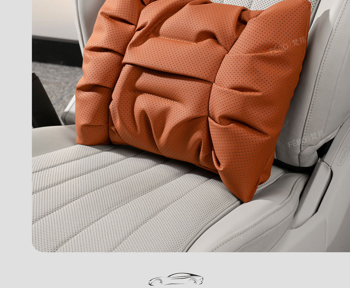 Cross-Border Tk Amazon Car Headrest Lumbar Support Neck Pillow Car Cushion Neck Pillow Cushion Car Seat Lumbar Support Gadget