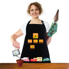 New item direct factory price Amazon best-selling children's picture book apron DIY apron teaching apron storytelling apron