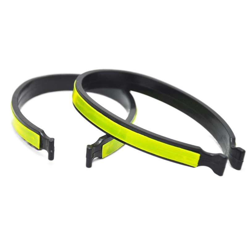 Pantalones de bicicleta ABS clip de anillo pantalones de viga de plástico anillo bicicleta pantalones reflectantes clip de bicicleta equipo de equitación