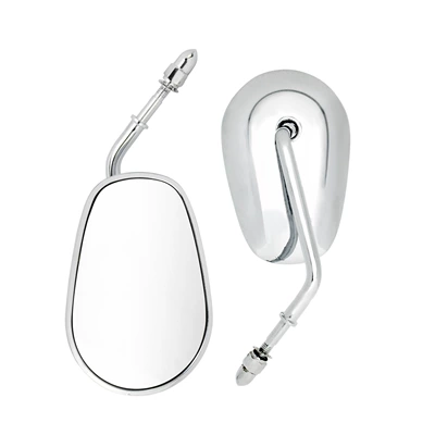 Motorcycle Harley rearview mirror metal Harley sportsman Dai Na rearview mirror modified reflector retro rearview mirror (Motorcycle rearview mirror) - electroplating