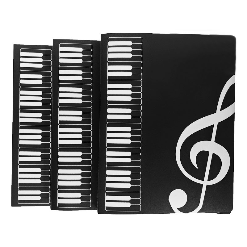 Guitarra 40 páginas A4 carpeta de partituras de música carpeta de partituras de cinco líneas de piano sublibro de instrumentos electrónicos