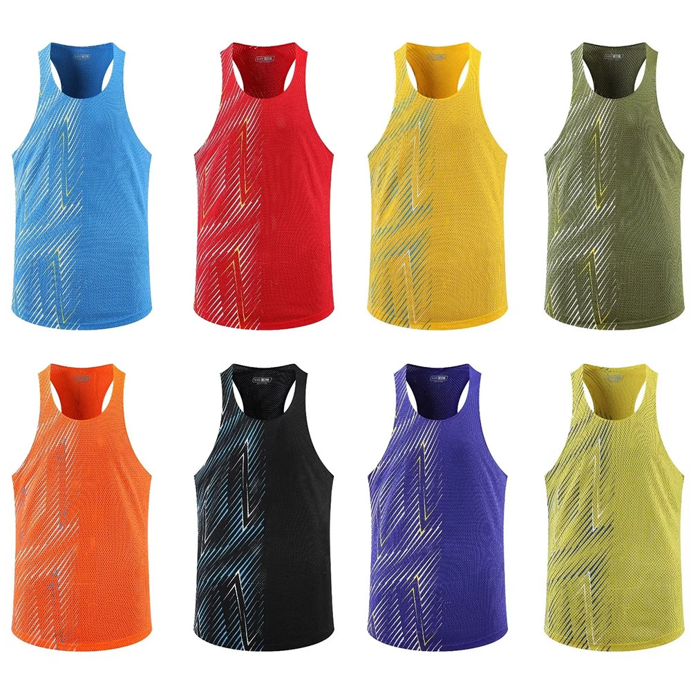Quick-Drying Vest Track and Field Clothing Physical Examination Competition Team Uniform Men's and Women's Same Style Running Track and Field Clothing Suit Marathon Running Clothing