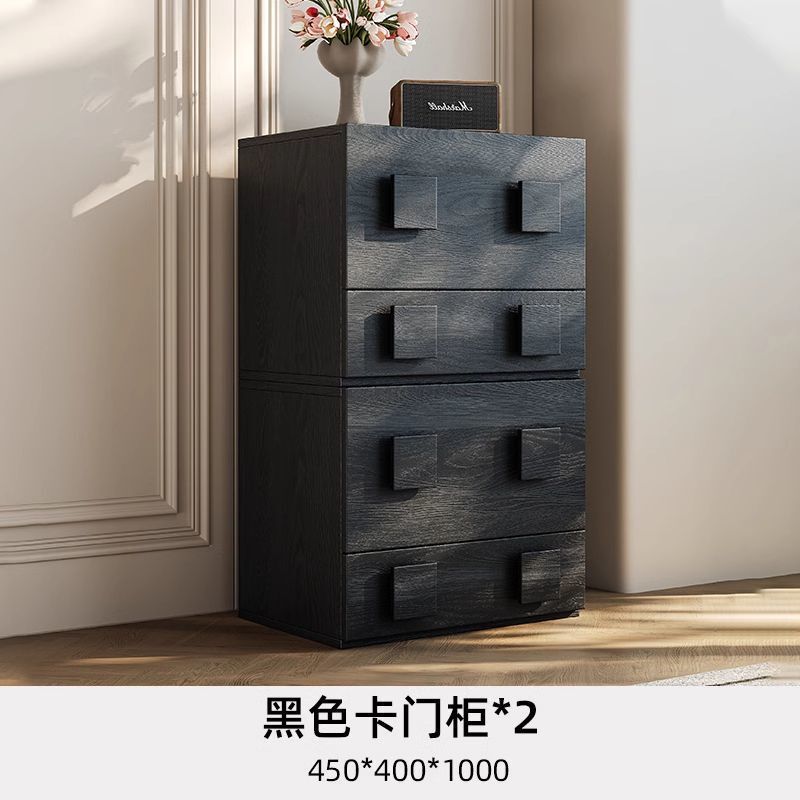 美式中古风卡门柜斗柜家用客厅储物柜组合电视柜卧室收纳柜床头柜|undefined