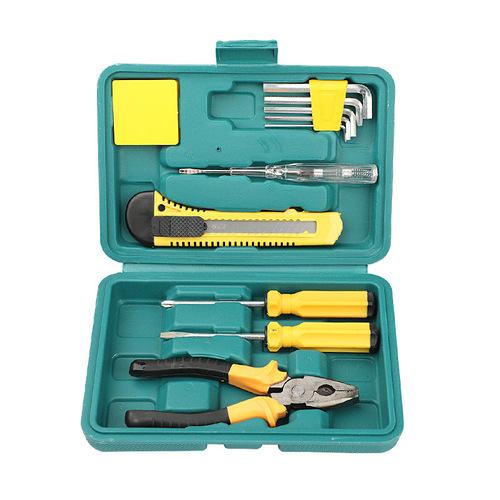 Car maintenance emergency 16-piece tool set, home hardware tool box, insurance gift, tool kit set