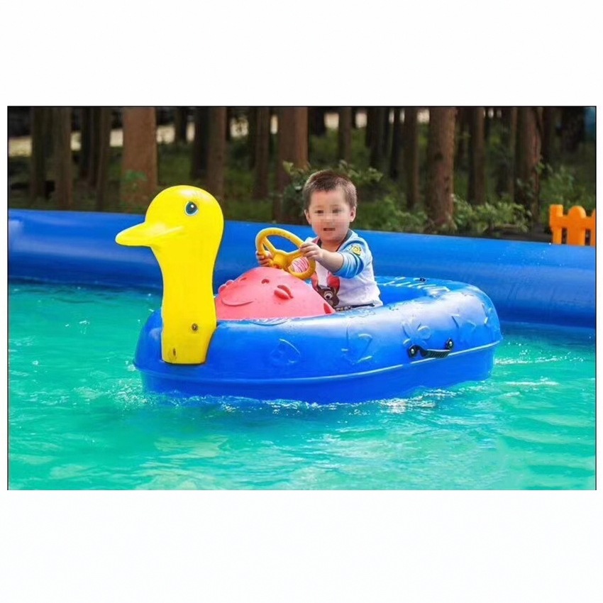 SH-4滚塑动物手摇船卡通儿童手摇船充气水池游泳池水上乐园玩具