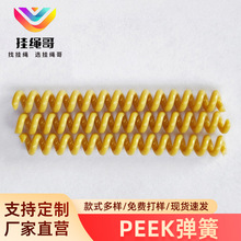 厂家直供PEEK塑料弹簧 塑料压缩弹簧 防锈防酸碱弹簧塑胶弹簧
