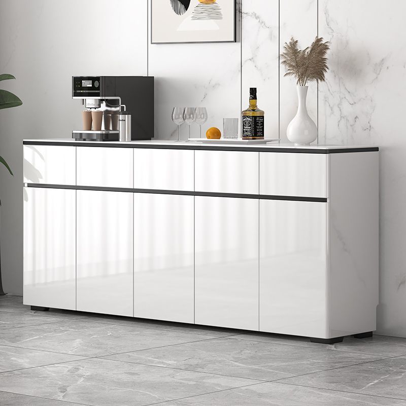 2025 Sideboard Wall-Mounted Integrated Storage Cabinet Large Capacity Restaurant Multi-Functional Kitchen Tableware Cupboard