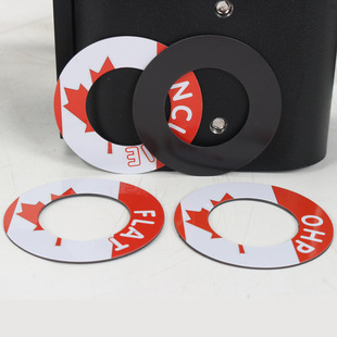 Fitness Equipment accessories magnetic sticker training logo weight-bearing training accessories direct supply