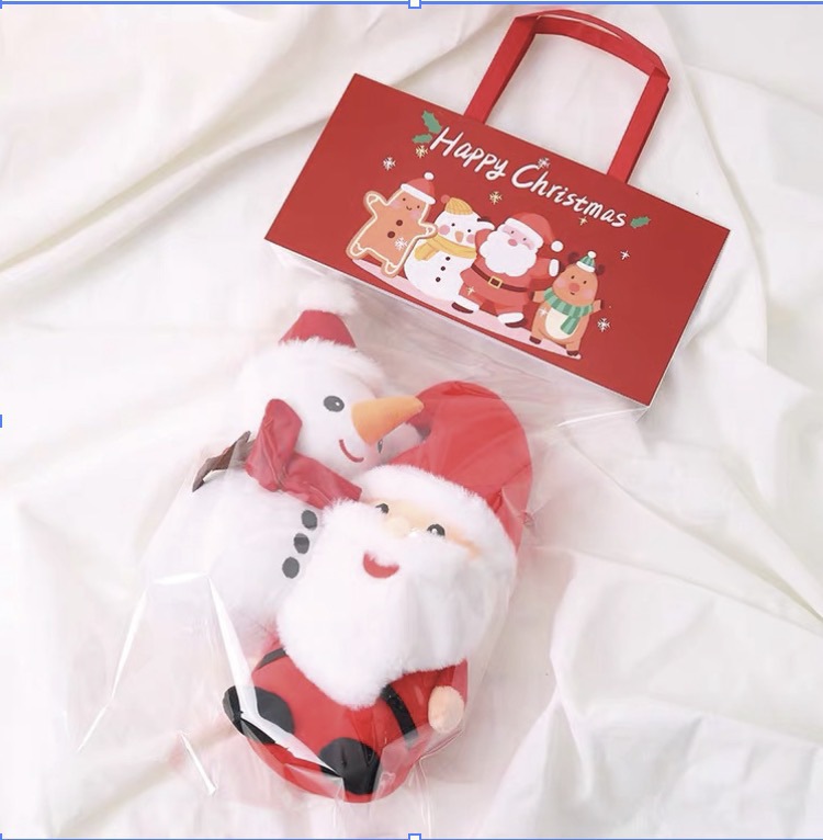 Regalo de vacaciones flor fresca neto rojo portátil Rosa flor bolsa de alta calidad regalo transparente regalo ramo seguro fruta regalo bolsa