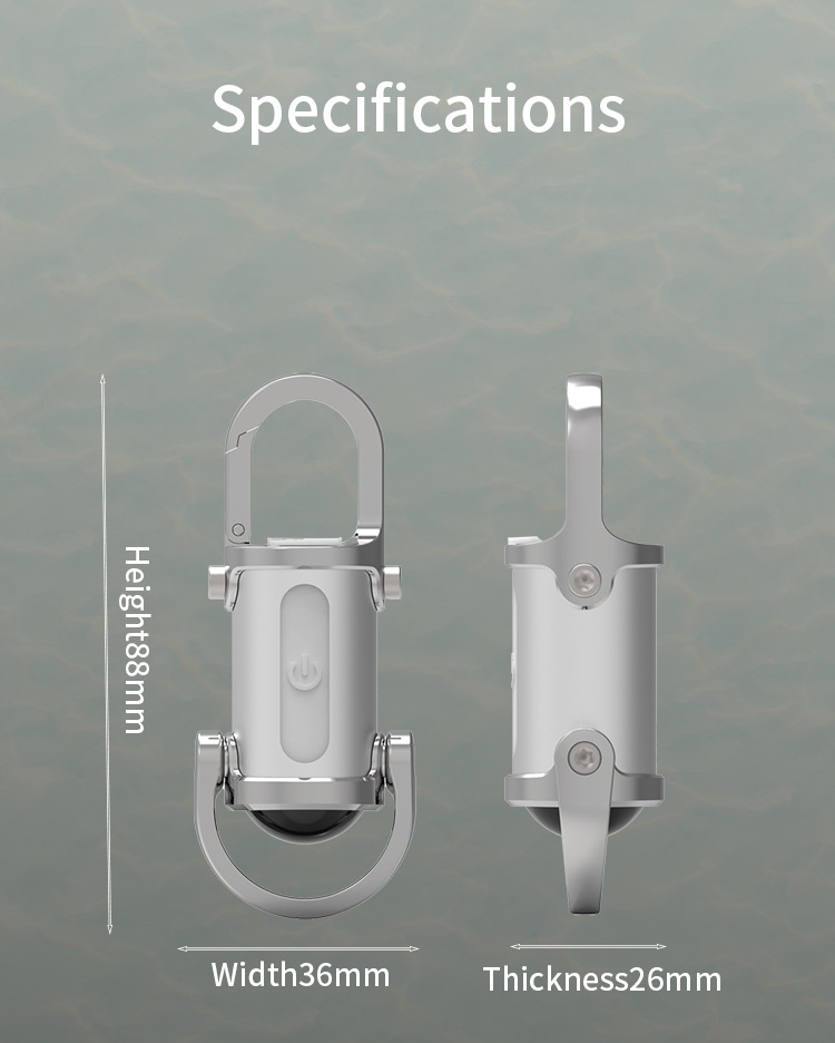 Waterproof Keychain Flashlight