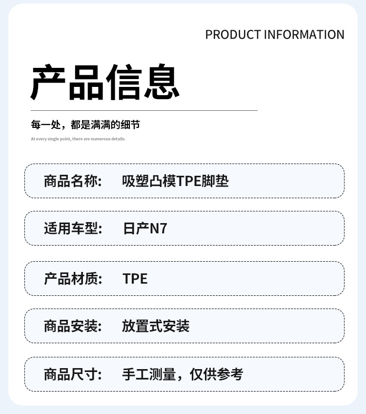 Suitable for 25 Models of Nissan N7 Floor Mats, Fully Environmentally Friendly Tpe Car Floor Mats, Non-Slip, Wear-Resistant, 3D All-Weather Material Floor Mats