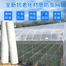 宜豪美牌全新料高密度农用PE防虫网加厚尼龙塑料防蚊纱窗网可拼接